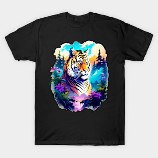 Tiger in the Mountains and Forests T-Shirt